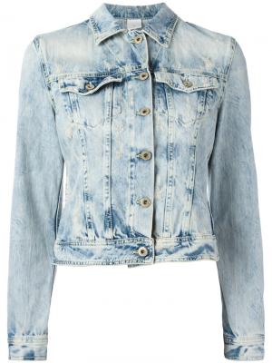 Укороченная джинсовая куртка Dondup. Цвет: синий