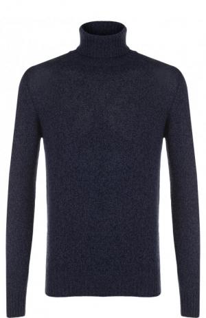 Кашемировый свитер с воротником-стойкой Loro Piana. Цвет: темно-синий