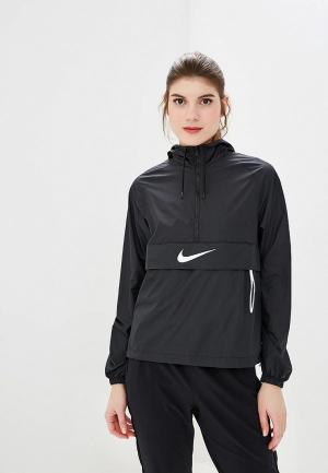 Ветровка Nike. Цвет: черный