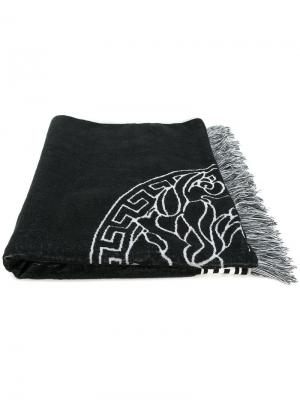 Пляжное полотенце Medusa Versace. Цвет: чёрный