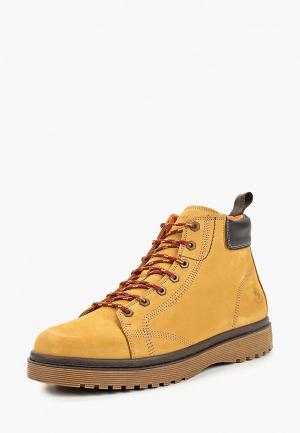 Ботинки LumberJack. Цвет: желтый