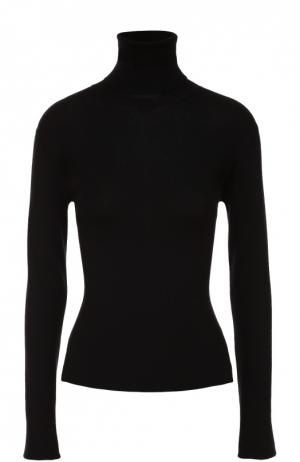 Кашемировая водолазка фактурной вязки Dolce & Gabbana. Цвет: черный