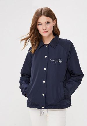 Куртка Tommy Hilfiger. Цвет: синий