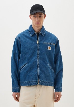 Куртка джинсовая Carhartt WIP. Цвет: синий