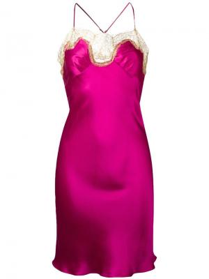 Ночная рубашка Gina Gilda & Pearl. Цвет: розовый и фиолетовый