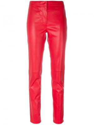 Прямые брюки Loewe. Цвет: красный