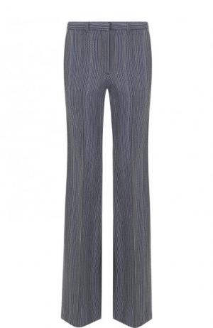 Расклешенные брюки из шерсти с карманами Theory. Цвет: синий