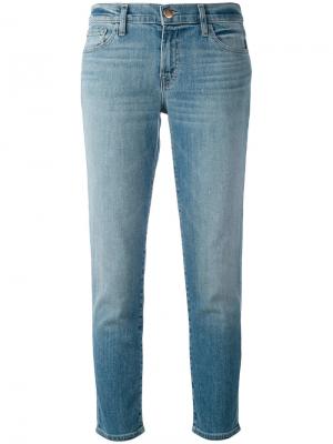 Укороченные прямые джинсы J Brand. Цвет: синий