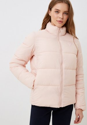 Куртка утепленная Guess. Цвет: розовый