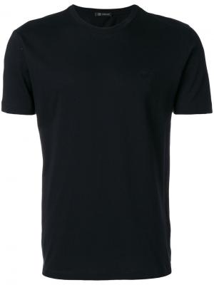 Классическая футболка Versace. Цвет: чёрный