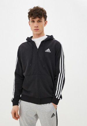 Толстовка adidas. Цвет: черный