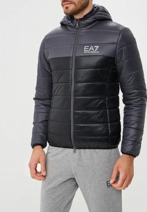 Куртка утепленная EA7. Цвет: серый