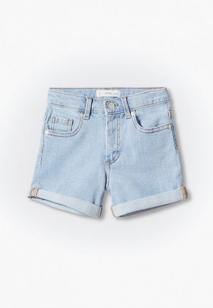 Шорты джинсовые Mango Kids. Цвет: голубой
