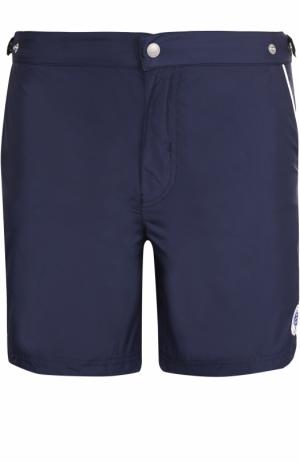 Плавки-шорты с карманами Robinson Les Bains. Цвет: темно-синий