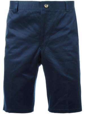 Классические шорты Thom Browne. Цвет: синий