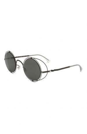 Солнцезащитные очки Maison Margiela. Цвет: черный