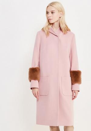 Пальто Grand Style. Цвет: розовый