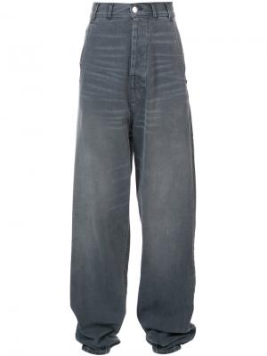 Длинные широкие джинсы Neith Nyer. Цвет: серый