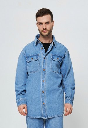 Куртка джинсовая Zarina. Цвет: голубой