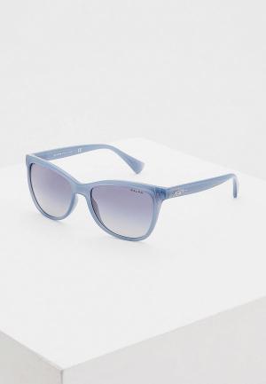 Очки солнцезащитные Ralph Lauren. Цвет: синий