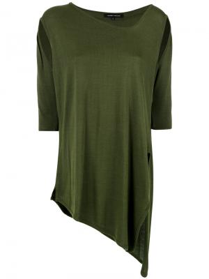 Asymmetric blouse Gloria Coelho. Цвет: синий