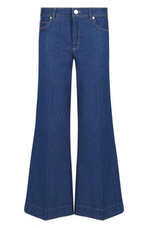 Расклешенные джинсы со стрелками Escada. Цвет: синий