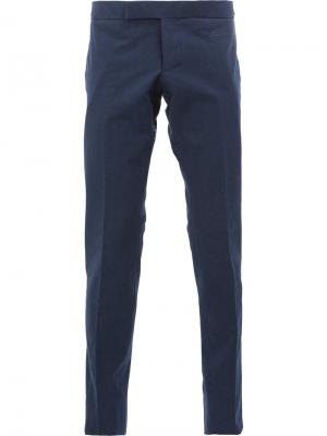Классические брюки-чинос Thom Browne. Цвет: синий