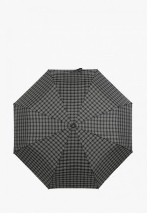 Зонт складной Fabretti. Цвет: серый