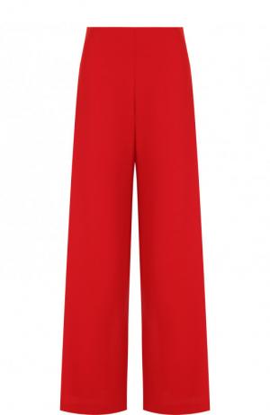Расклешенные однотонные брюки Ralph Lauren. Цвет: красный