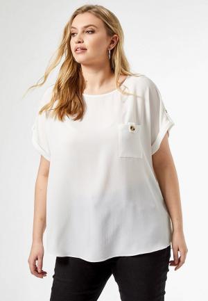 Блуза Dorothy Perkins Curve. Цвет: белый