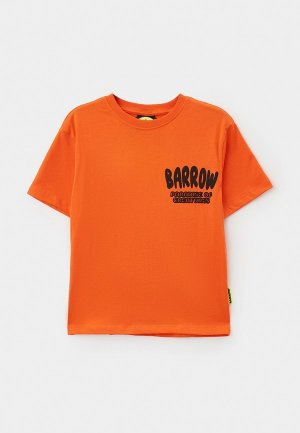 Футболка Barrow Kids. Цвет: оранжевый