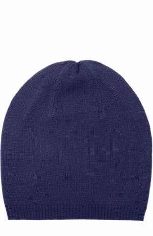 Кашемировая шапка бини Allude. Цвет: темно-синий