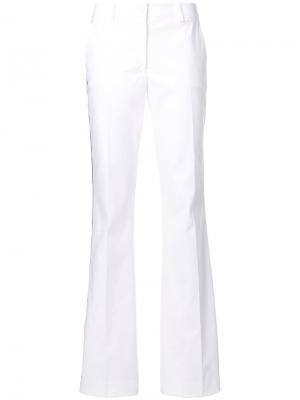Contrasting stripe side panel trousers P.A.R.O.S.H.. Цвет: белый
