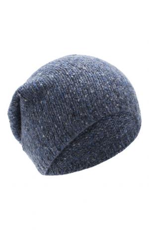 Кашемировая шапка Allude. Цвет: синий