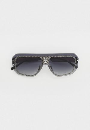 Очки солнцезащитные Philipp Plein. Цвет: серый