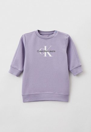 Платье Calvin Klein Jeans. Цвет: фиолетовый