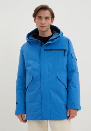 Куртка утепленная Finn Flare. Цвет: голубой