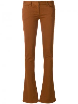 Расклешенные джинсы Balmain. Цвет: коричневый