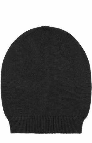 Шерстяная шапка бини Rick Owens. Цвет: черный
