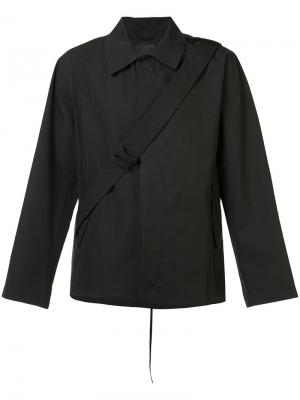 Куртка с декоративным ремнем Craig Green. Цвет: чёрный