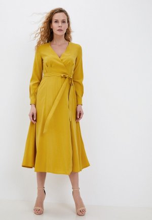Платье Vladi Collection. Цвет: желтый
