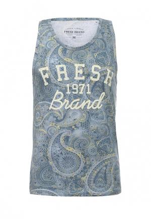 Майка Fresh Brand. Цвет: голубой