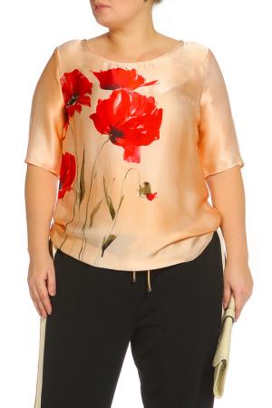 Рубашка-блузка ELENA MIRO. Цвет: принт