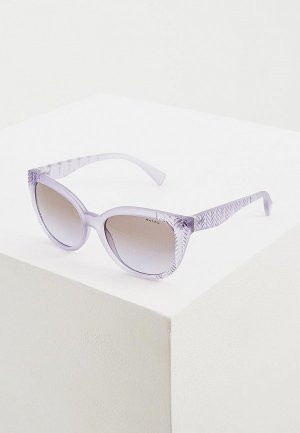 Очки солнцезащитные Ralph Lauren. Цвет: фиолетовый