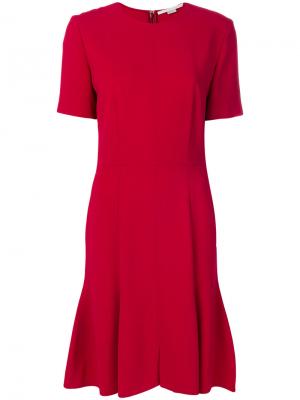 Платье миди со складками Stella McCartney. Цвет: розовый и фиолетовый