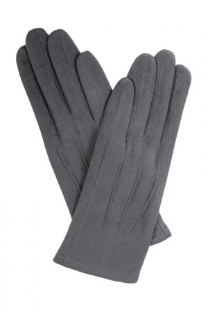 Перчатки MYLIKE. Цвет: серый