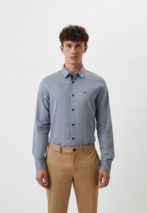 Рубашка Armani Exchange. Цвет: серый