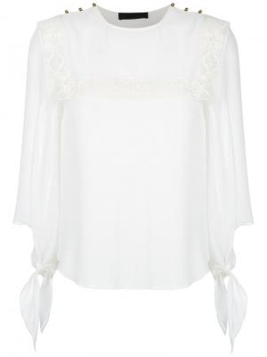 Lace inserts blouse Nk. Цвет: белый