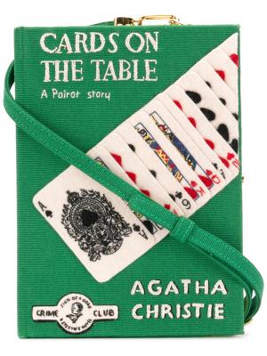 Клатч Cards On  Table Olympia Le-Tan. Цвет: зелёный