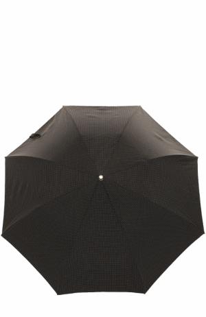 Складной зонт Pasotti Ombrelli. Цвет: черный